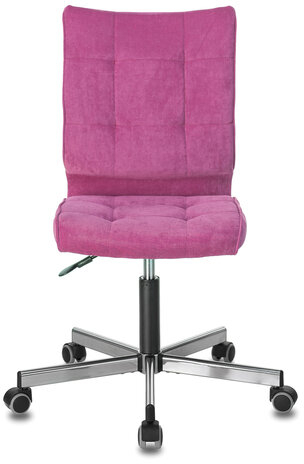 Кресло BRABIX &quot;Stream MG-314&quot;, без подлокотников, пятилучие серебристое, ткань, малиновое, 532394, MG-314_532394