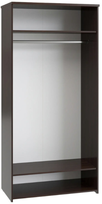 Шкаф для одежды Изабель ИЗ-61К орех темный