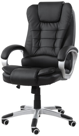 Кресло офисное BRABIX &quot;Comfort MS-003&quot;, 6 массажных модулей, экокожа, черное, 532521