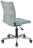 Кресло BRABIX &quot;Stream MG-314&quot;, без подлокотников, пятилучие серебристое, ткань, серо-голубое, 532395, MG-314_532395