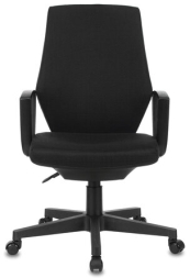 Кресло CH-545, с подлокотниками, ткань, черное, 1418126