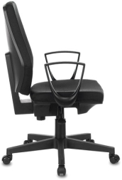 Кресло CH-545, с подлокотниками, ткань, черное, 1418126