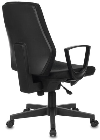 Кресло CH-545, с подлокотниками, ткань, черное, 1418126