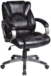 Кресло офисное BRABIX &quot;Eldorado EX-504&quot;, экокожа, черное, 530874