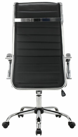 Кресло офисное BRABIX &quot;Style EX-528&quot;, экокожа, хром, черное, 531947