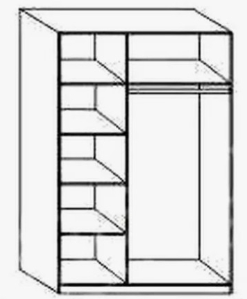 Шкаф 3-х ств. Саманта