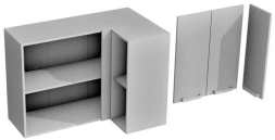 Верхний шкаф ВПУ-1000 Орхидея