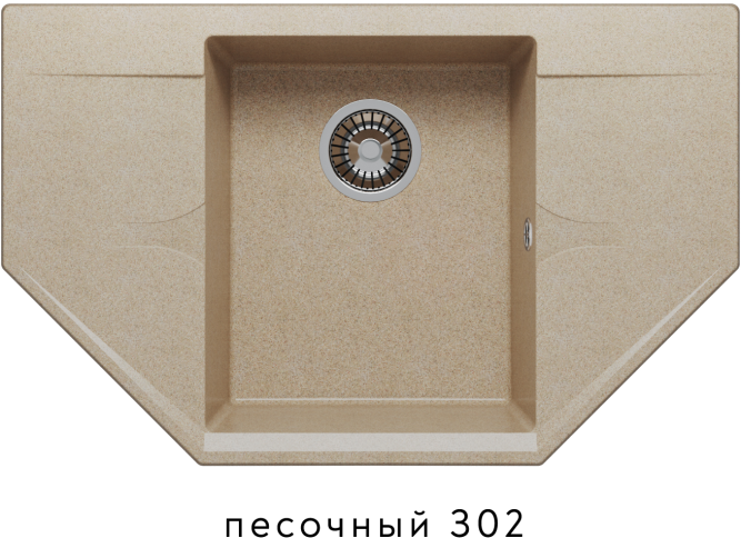 Мойка из искусственного камня POLYGRAN Riff-800