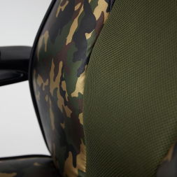 Кресло RACER GT MILITARY кож/зам/ткань, хаки/хаки, TW 28