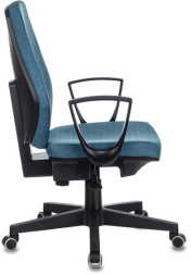 Кресло CH-545, с подлокотниками, ткань, синее, 1504022