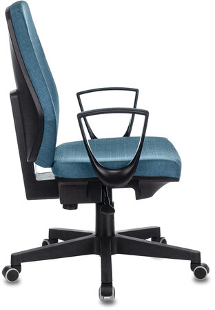 Кресло CH-545, с подлокотниками, ткань, синее, 1504022