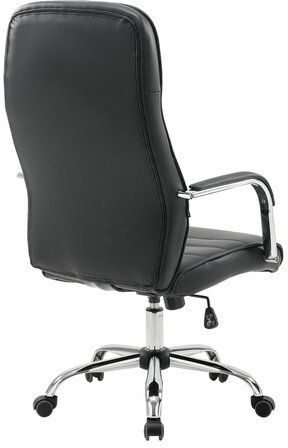 Кресло офисное BRABIX &quot;Stark EX-547&quot;, экокожа, хром, черное, 531948