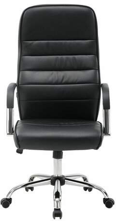 Кресло офисное BRABIX &quot;Stark EX-547&quot;, экокожа, хром, черное, 531948