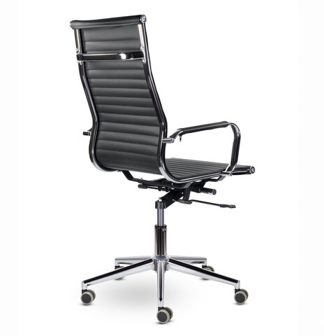 Кресло офисное BRABIX PREMIUM &quot;Intense EX-531&quot;, экокожа, хром, черное, 532540