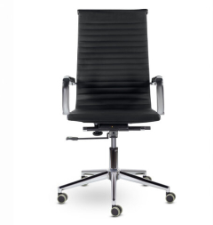 Кресло офисное BRABIX PREMIUM &quot;Intense EX-531&quot;, экокожа, хром, черное, 532540