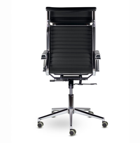 Кресло офисное BRABIX PREMIUM &quot;Intense EX-531&quot;, экокожа, хром, черное, 532540