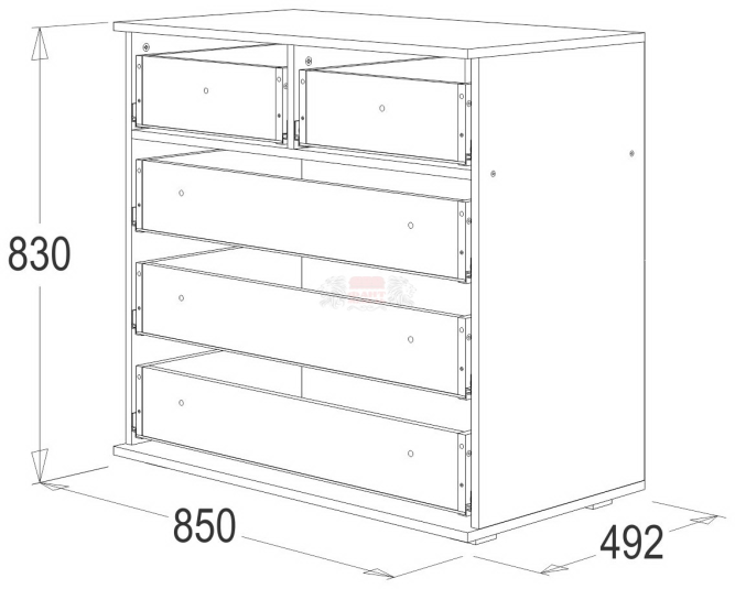 Комод Ольга 14 №1