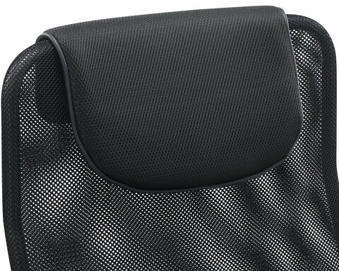 Кресло офисное BRABIX &quot;Fit EX-514&quot;, с подголовником, хром, черное, 531949