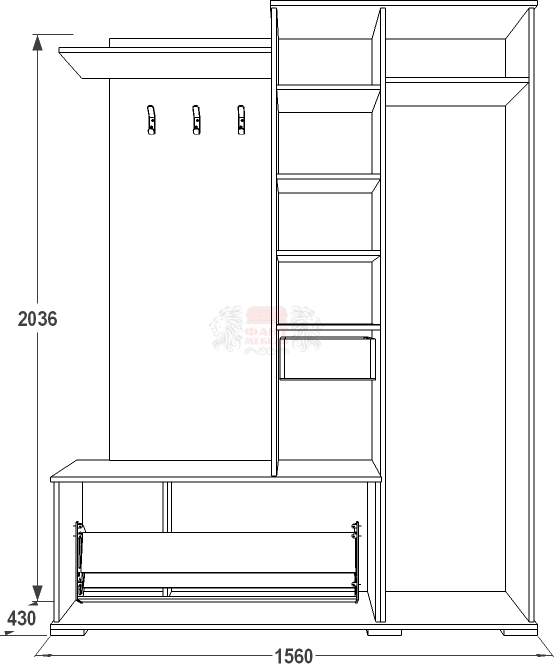 Прихожая Саша 6