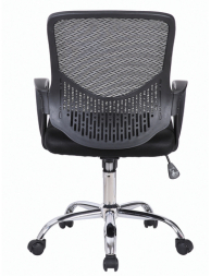 Кресло BRABIX &quot;Next MG-318&quot;, с подлокотниками, хром, черное, 531834