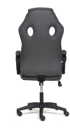 Кресло RACER GT new кож/зам/ткань, металлик/серый, 36/12