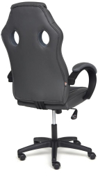 Кресло RACER GT new кож/зам/ткань, металлик/серый, 36/12
