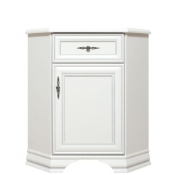 Тумба KOMN1D1S/P (Кентаки белый)