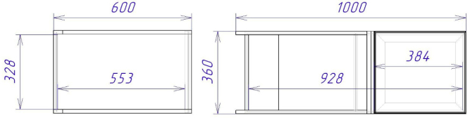 Шкаф АСУ-100 Женева (ЛДСП)