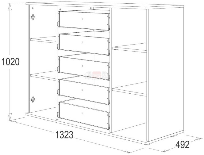 Комод Ольга 14 №3