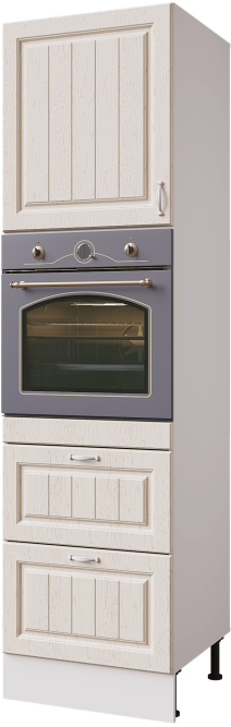 Пенал под духовку с 2-мя ящиками B-BOX (Метабоксы) 600 мм  Принцесса