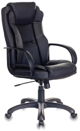 Кресло офисное CH-839/BLACK, экокожа, черное