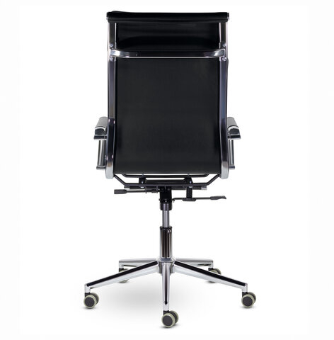 Кресло офисное BRABIX PREMIUM &quot;Kayman EX-532&quot;, экокожа, хром, черное, 532543