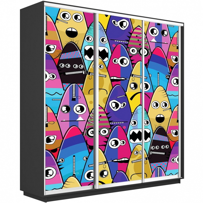 Шкаф-купе Экспресс 3-х дверный (Фото №1009)