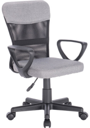 Кресло подростковое КОМПАКТНОЕ BRABIX "Jet MG-315", серое, 531840