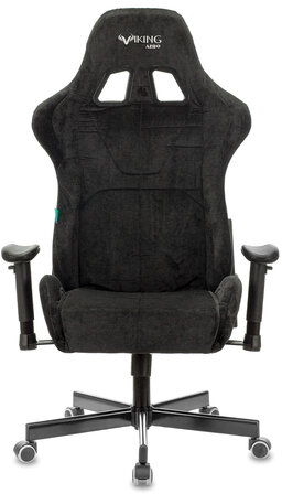 Кресло компьютерное Zombie VIKING KNIGHT, 2 подушки, ткань, черное, 1379928