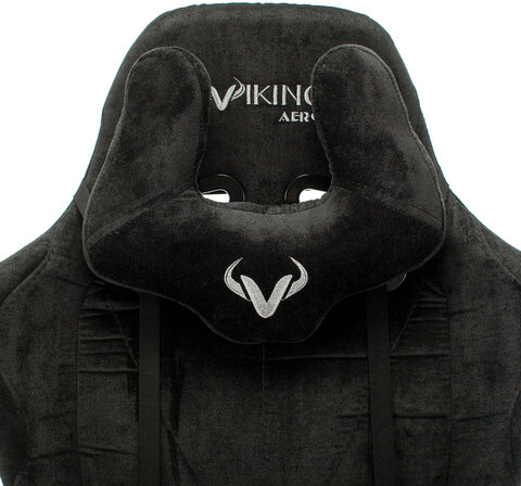 Кресло компьютерное Zombie VIKING KNIGHT, 2 подушки, ткань, черное, 1379928