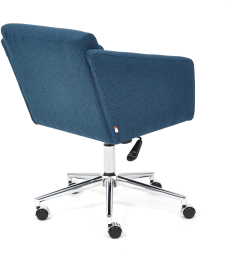 Кресло MILAN хром ткань ORLEANS, синий, 19