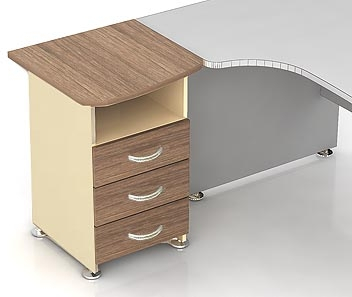 Тумба приставная левая К37 Модерн (М23+М36+М20)