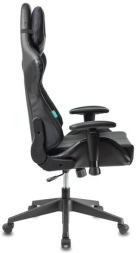 Кресло компьютерное Zombie VIKING 5 AERO, 2 подушки, экокожа, черное, 1216367