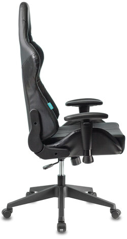 Кресло компьютерное Zombie VIKING 5 AERO, 2 подушки, экокожа, черное, 1216367