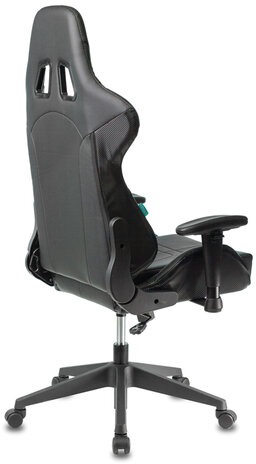 Кресло компьютерное Zombie VIKING 5 AERO, 2 подушки, экокожа, черное, 1216367