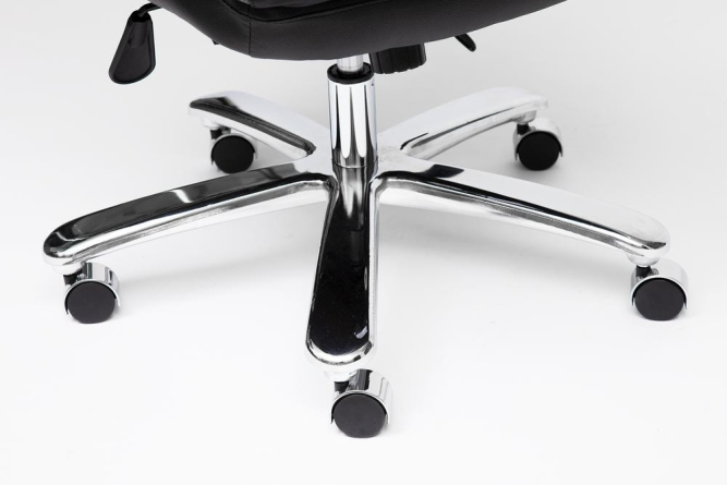 Кресло GRAND кож/зам/ткань, коричневый/бронзовый, 36-36/21