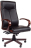 Кресло офисное &quot;Элегант&quot;, СН 411, экокожа, дерево, черное, 7001364