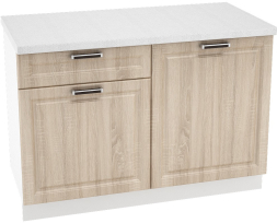 Шкаф нижний 1 ящик с 2 створками Кухня Прага 1200 L мм