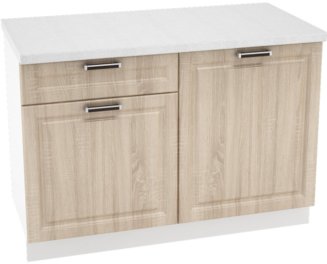 Шкаф нижний 1 ящик с 2 створками Кухня Прага 1200 L мм