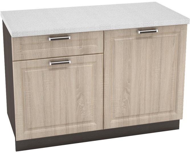 Шкаф нижний 1 ящик с 2 створками Кухня Прага 1200 L мм