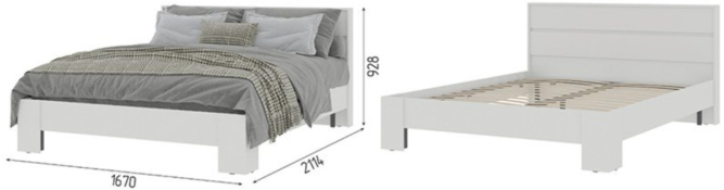 Кровать КР 01/02/03 Хелен