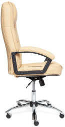 Кресло СН9944 Хром, кож/зам, бежевый, 36-34