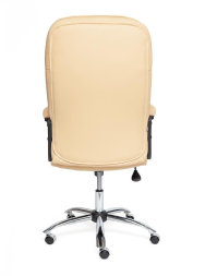 Кресло СН9944 Хром, кож/зам, бежевый, 36-34