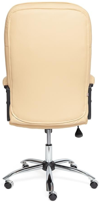 Кресло СН9944 Хром, кож/зам, бежевый, 36-34